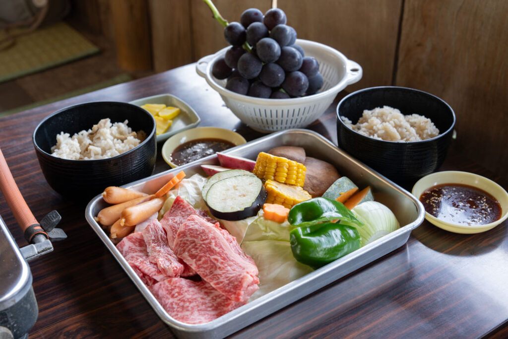 「みどり農園」BBQの画像