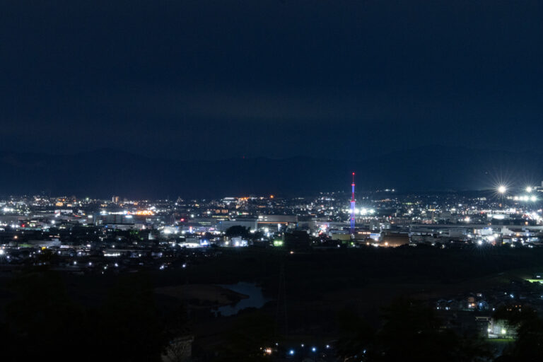 「鎮守の杜ナイトウォークinやわた」夜景（久御山方面）の画像