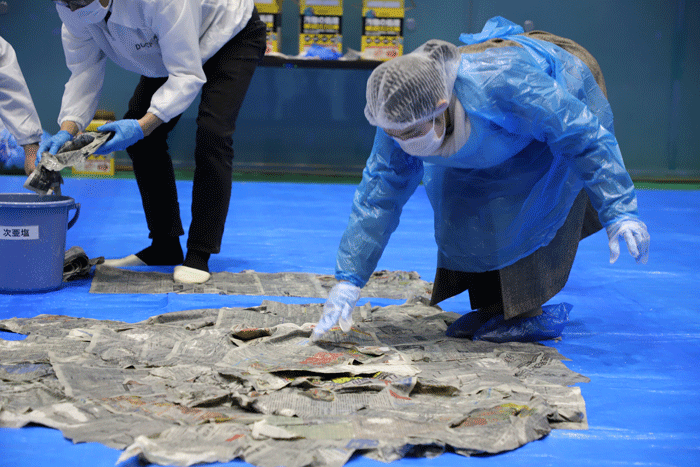 吐しゃ物処理の体験の画像