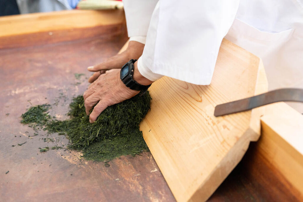 「宇治新茶 八十八夜茶摘みの集い」で見た匠の技の画像